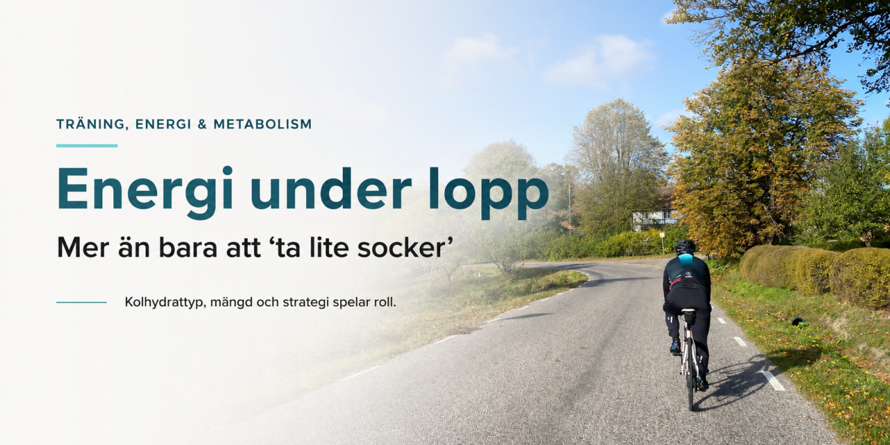 Energi under lopp – varför det inte bara handlar om att “ta lite socker”