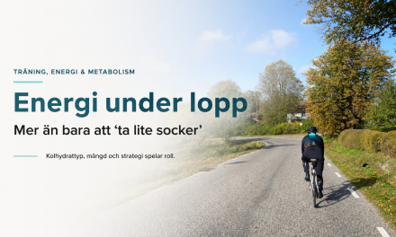Energi under lopp – varför det inte bara handlar om att “ta lite socker”