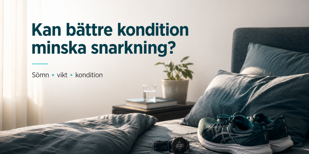 Snarkning, vikt och kondition – kan träning och viktnedgång faktiskt göra skillnad?